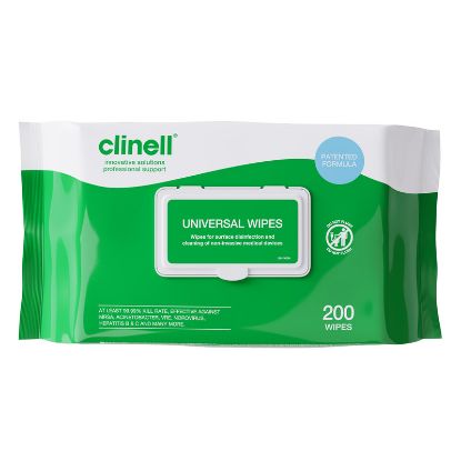 Wipes Clinell Universal Ex Large Packet Of 200 x 1