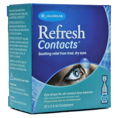 Refresh Contacts Sdu 0.4ml x 20 (Solution Only)