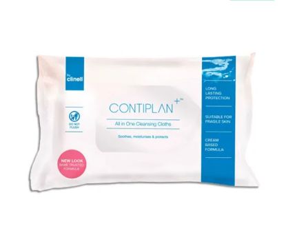 Wipes Clinell Contiplan All In One Cleansing Cloths x 8