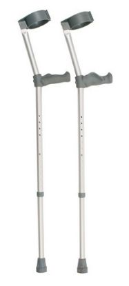Crutches Elbow Adult Double Adjustable Standard Handgrip