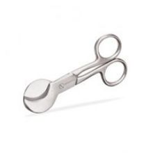 Scissors Umbilical Cord Straight 10cm (Disposable Sterile Stainless Steel Single Use) x 1