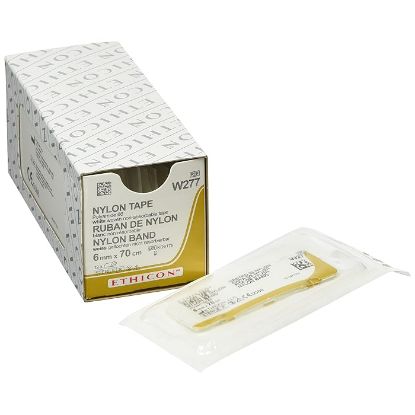 Tape Nylon White 6mm x 70cm x 12
