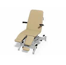 Chair Podiatry (Split Leg) Electric Non-Tilting Pillar Box Red
