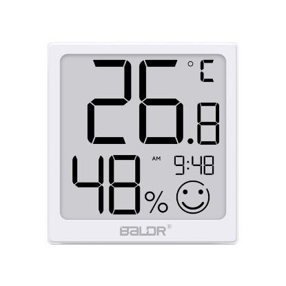 Thermometer And Hygrometer Min-Max Display Measures Humidity