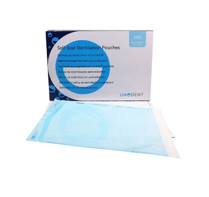 Pouch Autoclave S/S 305mm x 428mm Unodent x 200