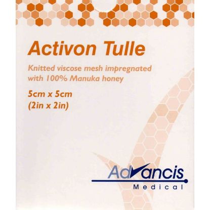 Activon Tulle Manuka Honey Dressing 5 x 5cm x 5