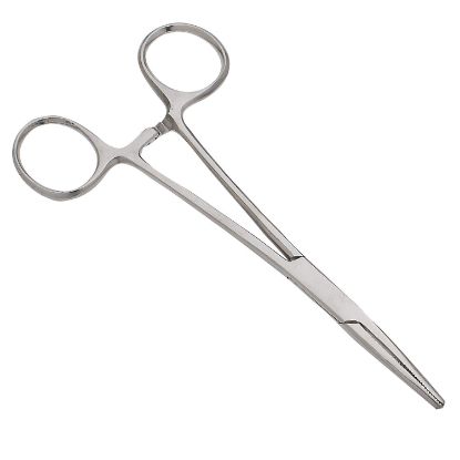 Tube Clamping Forceps Straight Reusable 6 inch x 1 Clearance Item