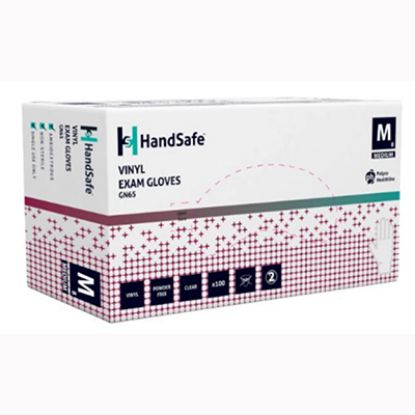 Handsafe Vinyl Powder Free Gloves x 100 - Various Sizes Available
