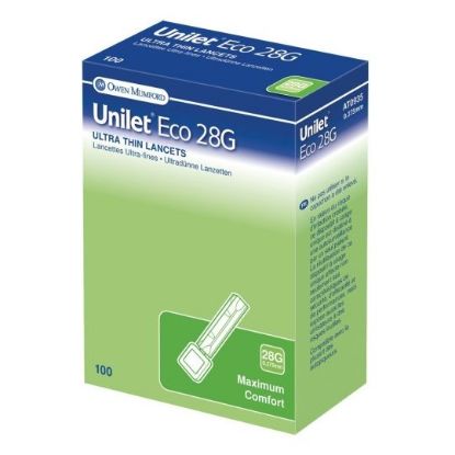 Lancets Unilet Ecotouch 28g x 100