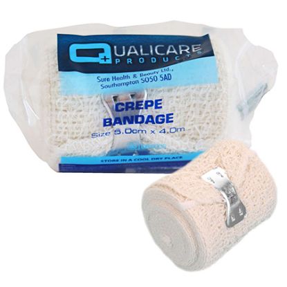 Crepe Bandage (Qualicare) Bp 10cm x 4.5M