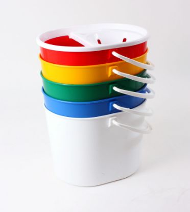 Mop Buckets - Oval With Sieve 7 Litre - Various Colours Available