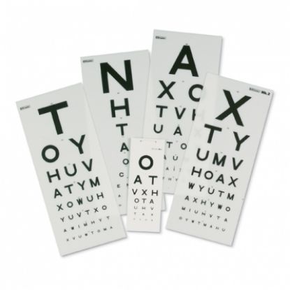 Snellen Eye Test Panels 6M - Various Types Available