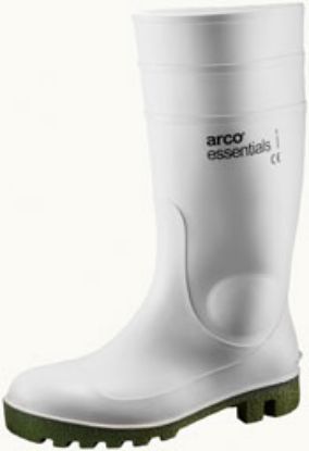 White (Ebola Style) Wellington Safety Boots (Arco) Essentials