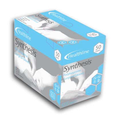 Synthesis Pi Powder Free, Latex Free Gloves (50 x 4 Boxes - 200 Gloves)